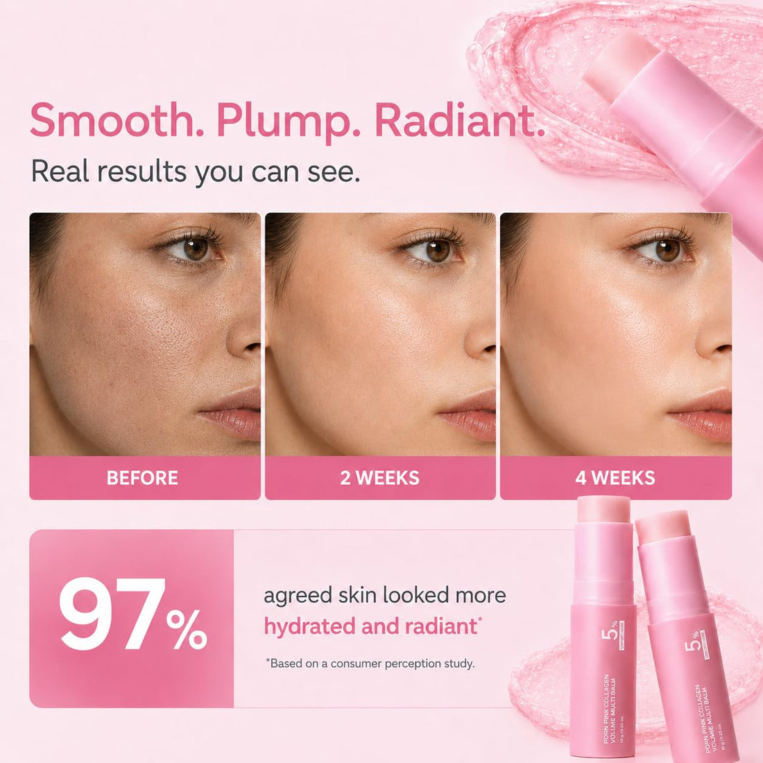 Pink Collagen Multi Balm Stick