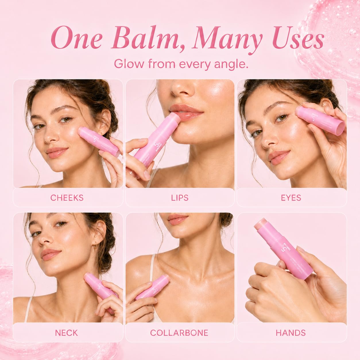 Pink Collagen Multi Balm Stick